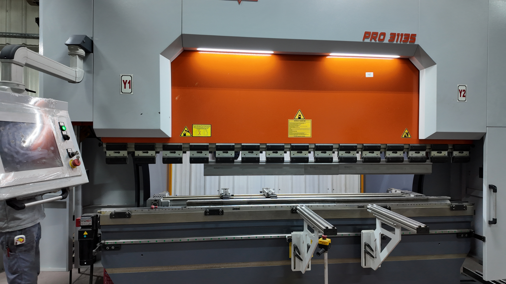 CNC abkant büküm — pano imalatı adım 3
